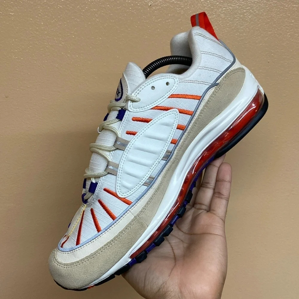 Nike Air Max 98 “Sail Court Purple” Size 10.5 640744-108